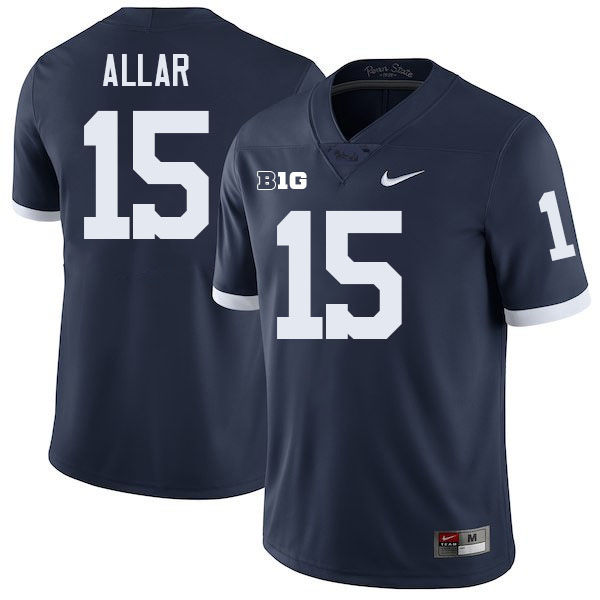 Drew Allar Penn State Jersey,PSU Nittany Lions #15 Drew Allar Football Uniforms-Retro